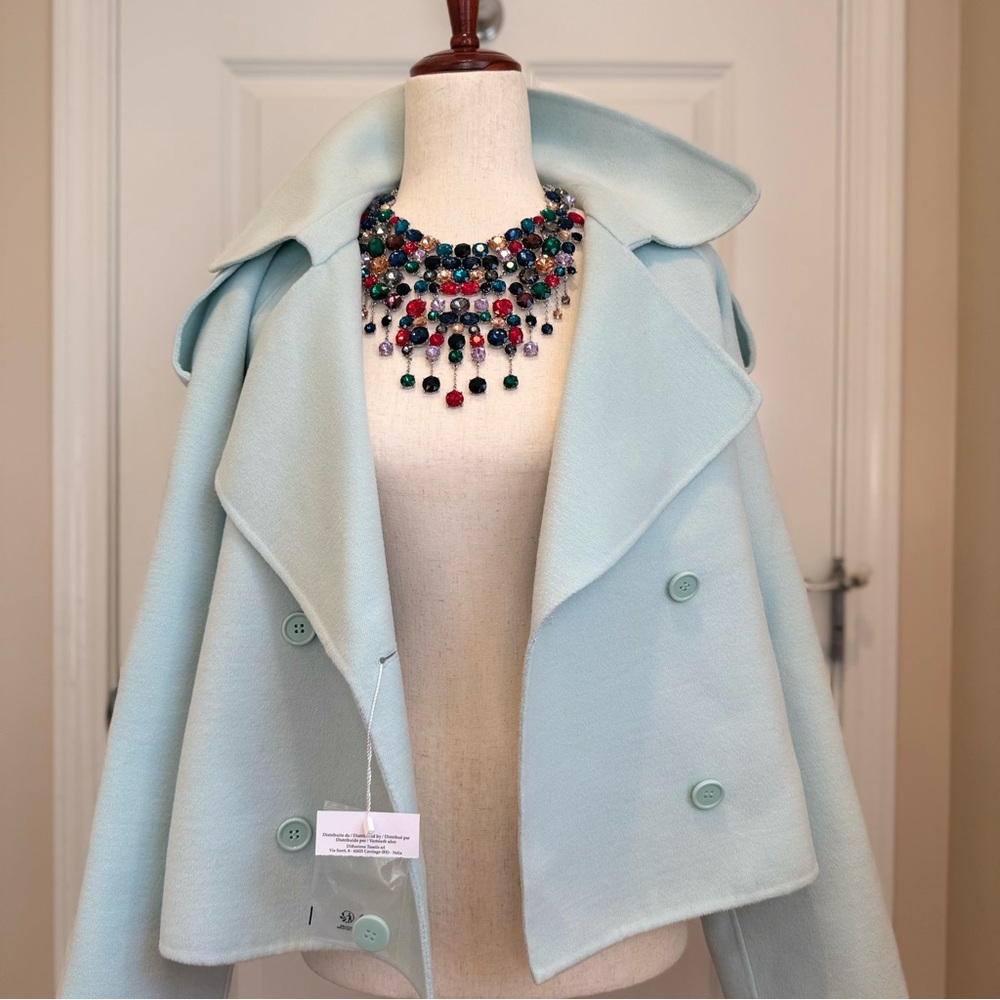 NWOT Marella by Max Mara Boxy Short Jacket Coat Size: US4/6 Spring/Summer